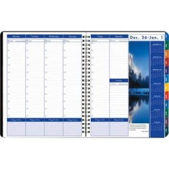 2023 House Of Doolittle Earthscapes 8.5" X 11" Weekly & Monthly Planner, Black (273-02-23) -Bostich Shop sp165573819 s7
