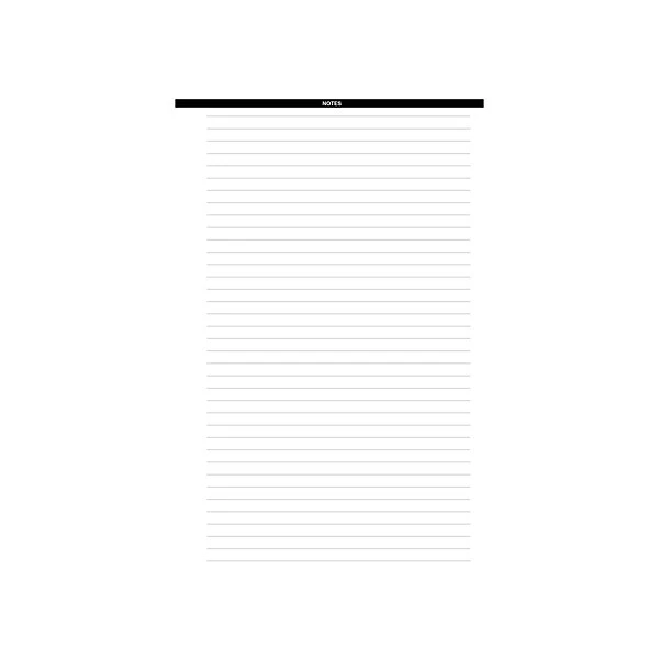 2023 House Of Doolittle 5" X 8" Weekly Appointment Planner, Black (278-02-23) 8 2023 House Of Doolittle 5" X 8" Weekly Appointment Planner, Black (278-02-23) - Image 6