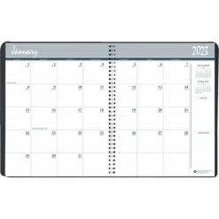 2023-2027 House Of Doolittle 8.5" X 11" Monthly Appointment Planner, Black (2625-02-23)
