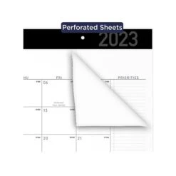 2023 AT-A-GLANCE Contemporary 21.75" X 17" Monthly Desk Pad Calendar, White/Black (SK24X-00-23) 9 2023 AT-A-GLANCE Contemporary 21.75" X 17" Monthly Desk Pad Calendar, White/Black (SK24X-00-23) -Bostich Shop sp166804287 s7