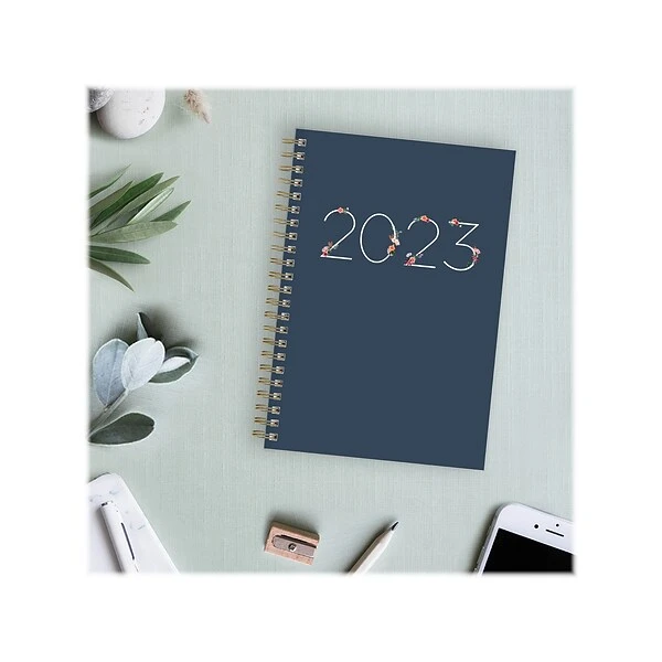 2023 Blue Sky Ashlyn 5" X 8" Weekly & Monthly Planner, Navy (139003) 8 2023 Blue Sky Ashlyn 5" X 8" Weekly & Monthly Planner, Navy (139003) - Image 6