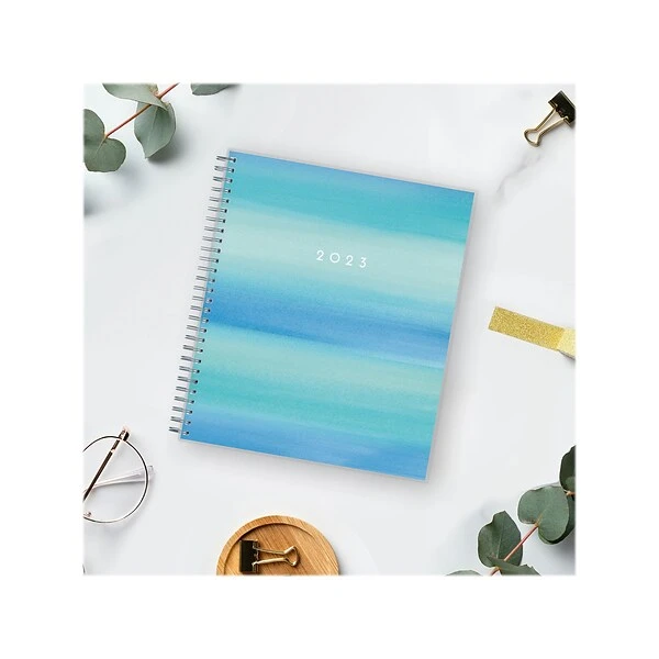 2023 Blue Sky Chloe 8" X 10" Monthly Planner, Ombre Blue (140194) 6 2023 Blue Sky Chloe 8" X 10" Monthly Planner, Ombre Blue (140194) - Image 4