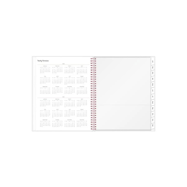 2023 Blue Sky Joselyn 8.5" X 11" Weekly & Monthly Planner, Rosy Pink (110394-23) 5 2023 Blue Sky Joselyn 8.5" X 11" Weekly & Monthly Planner, Rosy Pink (110394-23) - Image 3