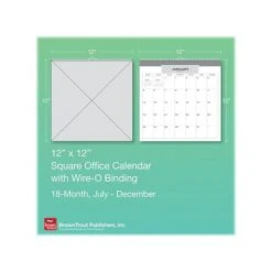2022-2023 BrownTrout Seaside Currents 12" X 12" Monthly Wall Calendar, White/Blue (9781975456115) 10 2022-2023 BrownTrout Seaside Currents 12" X 12" Monthly Wall Calendar, White/Blue (9781975456115) -Bostich Shop sp169025184 s7
