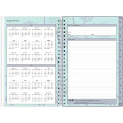 2023 Blue Sky Rue Du Flore 5" X 8" Weekly & Monthly Planner, Mint Green (101603-23) -Bostich Shop sp170355401 s7