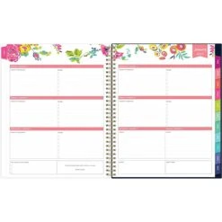 2023 Blue Sky Peyton Navy 8.5" X 11" Weekly & Monthly Planner, Multicolor (103617-23)