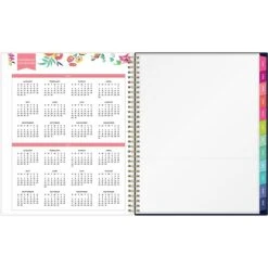 2023 Blue Sky Peyton Navy 8.5" X 11" Weekly & Monthly Planner, Multicolor (103617-23) -Bostich Shop sp170355550 s7