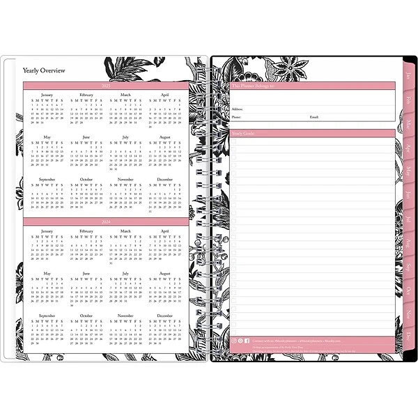 2023 Blue Sky Analeis 5" X 8" Weekly & Monthly Planner, Black/White (100003-23) 5 2023 Blue Sky Analeis 5" X 8" Weekly & Monthly Planner, Black/White (100003-23) - Image 3
