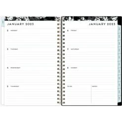 2023 Blue Sky Baccara Dark 5" X 8" Weekly & Monthly Planner, Multicolor (110212-23)