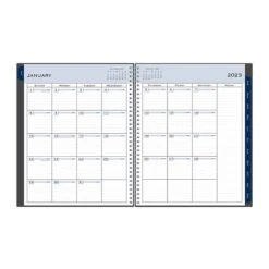 2023 Blue Sky Passages 8.5" X 11.14" Weekly & Monthly Appointment Book, Charcoal Gray (100009-23) 11 2023 Blue Sky Passages 8.5" X 11.14" Weekly & Monthly Appointment Book, Charcoal Gray (100009-23) -Bostich Shop sp171560287 s7