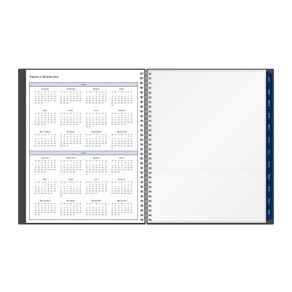 2023 Blue Sky Passages 8.5" X 11.14" Weekly & Monthly Appointment Book, Charcoal Gray (100009-23) 7 2023 Blue Sky Passages 8.5" X 11.14" Weekly & Monthly Appointment Book, Charcoal Gray (100009-23) - Image 5