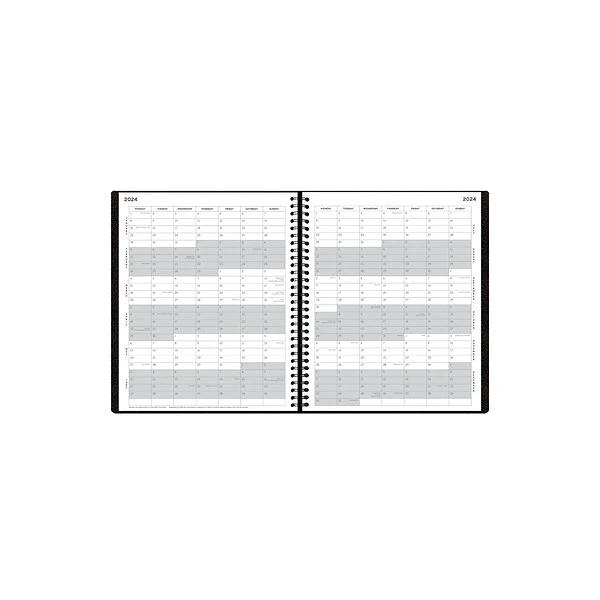 2023 Blue Sky Aligned 9" X 11" Monthly Planner, Black (123849-23) 7 2023 Blue Sky Aligned 9" X 11" Monthly Planner, Black (123849-23) - Image 5