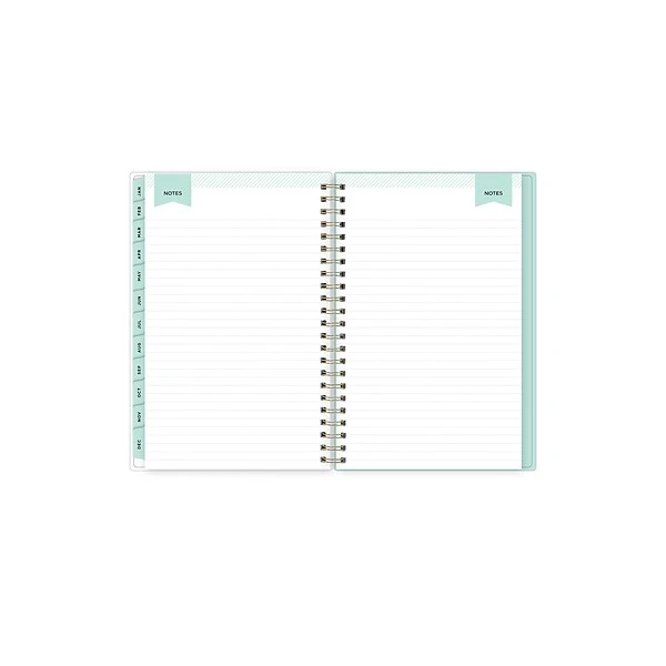 2023 Blue Sky Day Designer Secret Garden Mint 5" X 8" Weekly & Monthly Planner, Multicolor (140103-23) 8 2023 Blue Sky Day Designer Secret Garden Mint 5" X 8" Weekly & Monthly Planner, Multicolor (140103-23) - Image 6