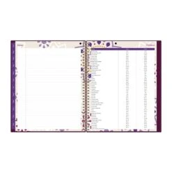 2023 Blue Sky Gili 8.5" X 11" Weekly & Monthly Planner, Dark Purple/White (117889-23) -Bostich Shop sp173971887 s7