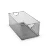 Design Ideas Mesh Stacking Bin 6"H X 14"D X 8"W, Silver (342199) -Bostich Shop sp17707122 s7