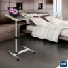 Mount-It! Rolling Laptop Tray, Height Adjustable Bedside Cart With Caster Wheels (MI-7946)