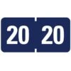 Smead ETYJ Color-Coded Year Label, 2020, Label Roll, Dark Blue 500 Per Roll (68320) -Bostich Shop sp23134853 s7