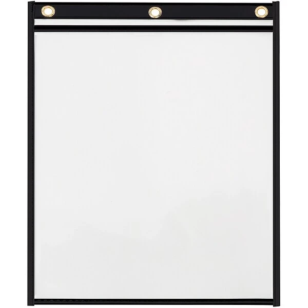 Partners Brand Heavyweight Stitched Job Ticket Holders, 9" X 12", Black, 15/Case (JTH150) 3 Partners Brand Heavyweight Stitched Job Ticket Holders, 9" X 12", Black, 15/Case (JTH150)