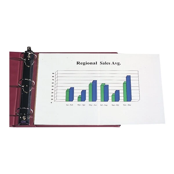 C-Line Panoramic Fold-Out Sheet Protectors, Heavyweight, 11" X 17", Clear, 25/Box (62237) 3 C-Line Panoramic Fold-Out Sheet Protectors, Heavyweight, 11" X 17", Clear, 25/Box (62237)