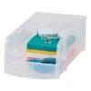 Staples Small Modular Stacking Storage Box, Clear, Each (200518) 2 Staples Small Modular Stacking Storage Box, Clear, Each (200518) -Bostich Shop sp40307415 s7