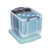 Really Useful Box® 32 Liter Snap Lid Storage Bin, Clear, 3/Pack (32LC-PK3C) -Bostich Shop sp41688132 s7