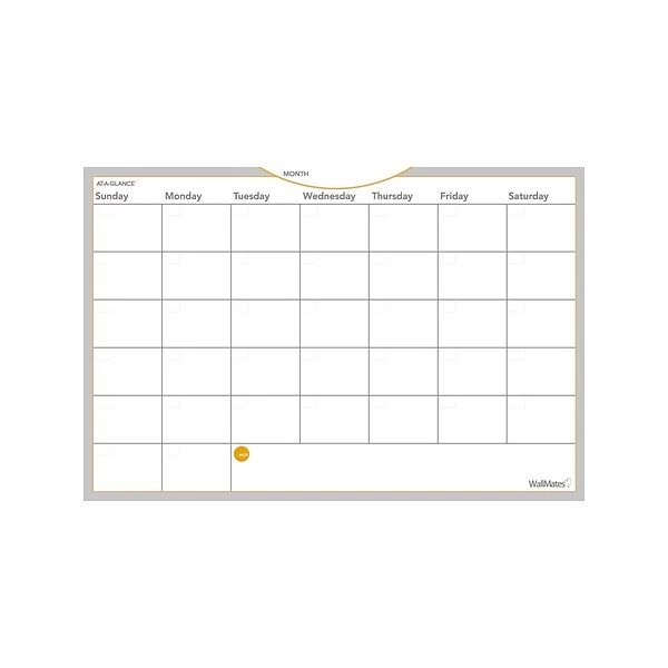 AT-A-GLANCE WallMates Dry-Erase Paint Planning Board, 12"H X 18"W (AW4020) 3 AT-A-GLANCE WallMates Dry-Erase Paint Planning Board, 12"H X 18"W (AW4020)