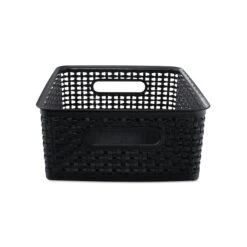 Advantus Weave Plastic Bin, Black, 2/Pack -Bostich Shop sp41694230 s7