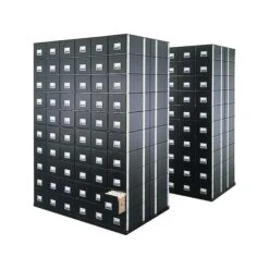 Bankers Box® Staxonsteel Storage Drawers, Stackable, Letter Size, Black, 6/Carton (00511)