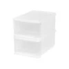 IRIS Small 1 Drawer Stackable Storage, White, 4/Carton (129800) -Bostich Shop sp42115736 s7