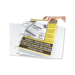 C-Line Topper Sheet Protectors, 8-1/2" X 11", Clear, 100/Box (90125) (CLI90125)