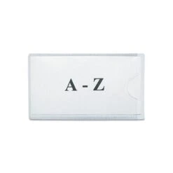 Panter Company Slap-Stick Magnetic Label Holders, 2 1/2" X 4 1/4", White/Clear, 10/Pack (MAGLHWH)