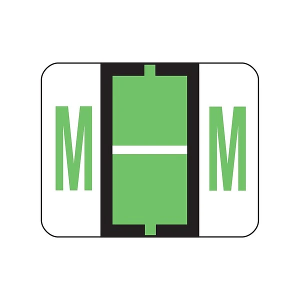 Smead BCCR Color Coded Alphabetic Labels, M, Light Green, 500/Roll (67083) 3 Smead BCCR Color Coded Alphabetic Labels, M, Light Green, 500/Roll (67083)