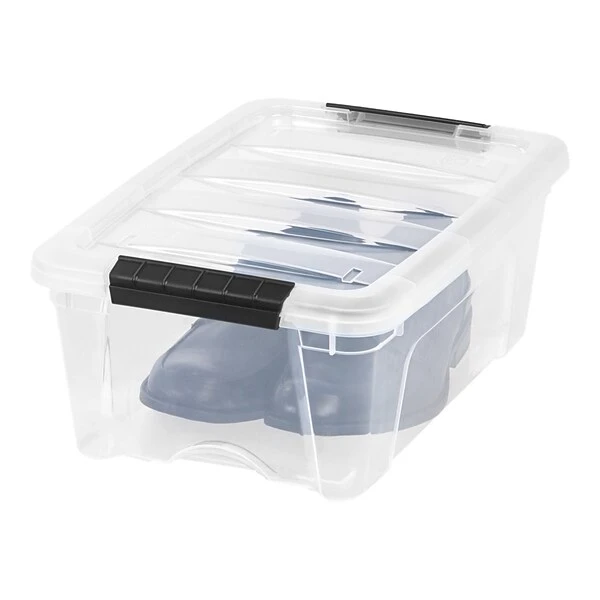 Iris Stack & Pull Stackable, Clear, 6/Carton (100300) 4 Iris Stack & Pull Stackable, Clear, 6/Carton (100300) - Image 2