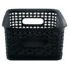 Advantus Weave Plastic Bins, Black, 3/Pack -Bostich Shop sp42716813 s7
