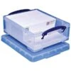 Really Useful Box® 8.1 Liter Snap Lid Storage Bin, Clear (8.1L CL) 1 Really Useful Box® 8.1 Liter Snap Lid Storage Bin, Clear (8.1L CL) -Bostich Shop sp42717948 s7