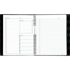 Blueline NotePro 9.25"H X 7.25"W Daily Planner, Black (A29C.81) -Bostich Shop sp42828910 s7