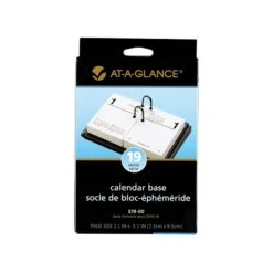 AT-A-GLANCE 19-Style Desk Base For 3.75"H X 3"W Refills, Black (E19-00) -Bostich Shop sp43804418 s7
