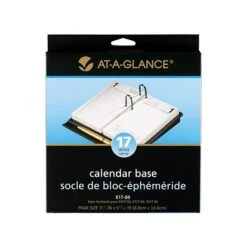 AT-A-GLANCE 7.5"H X 8.75"W Calendar Desk Base, Black (E17-00) 9 AT-A-GLANCE 7.5"H X 8.75"W Calendar Desk Base, Black (E17-00) -Bostich Shop sp43804458 s7