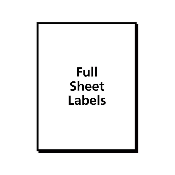 Avery TrueBlock Laser Shipping Labels, 8-1/2" X 11", White, 1 Label/Sheet, 25 Sheets/Pack (5265) 5 Avery TrueBlock Laser Shipping Labels, 8-1/2" X 11", White, 1 Label/Sheet, 25 Sheets/Pack (5265) - Image 3