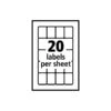 Avery Laser/Inkjet Multipurpose Labels, 1" X 3/4", White, 20/Sheet, 50 Sheets/Pack (5428) -Bostich Shop sp43838263 s7