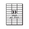 Avery Address Labels For Copiers, 1" X 2-13/16", White, 33 Labels/Sheet, 100 Sheets/Box, 3300 Labels/Box (5351) 2 Avery Address Labels For Copiers, 1" X 2-13/16", White, 33 Labels/Sheet, 100 Sheets/Box, 3300 Labels/Box (5351) -Bostich Shop sp43838297 s7