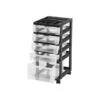 Iris® Rolling Cart With Plastic Organizer Top, 5-Drawer -Bostich Shop sp44844824 s7