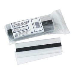 Panter Company Label Holders, 2" X 6", Clear, 10/Pack (PCM2)