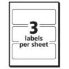 Avery Multi-Use Laser/Inkjet Shipping Label, 1 1/2" X 4", White, 3 Labels/Sheet, 50 Sheets/Pack (05452) 1 Avery Multi-Use Laser/Inkjet Shipping Label, 1 1/2" X 4", White, 3 Labels/Sheet, 50 Sheets/Pack (05452) -Bostich Shop sp44923242 s7