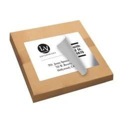 Avery TrueBlock Laser Shipping Labels, 8-1/2" X 11", White, 1 Label/Sheet, 100 Sheets/Box (5165)