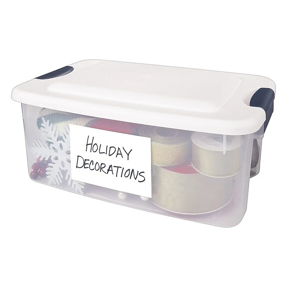 Avery White Printable Removable Self-Adhesive MultiUse ID Label, 4"(H) X 6"(W), 40/Pack (05454) 3 Avery White Printable Removable Self-Adhesive MultiUse ID Label, 4"(H) X 6"(W), 40/Pack (05454)