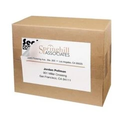 Avery TrueBlock Laser/Inkjet Shipping Labels, 4" X 6", White, 1 Label/Sheet, 20 Sheets/Pack (5292)