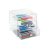 InterDesign Original 3 Drawers Desktop Storage, Clear (35300) -Bostich Shop sp46530232 s7
