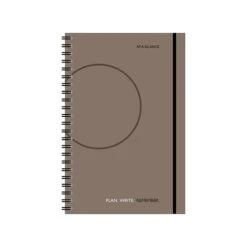 AT-A-GLANCE Plan. Write. Remember. 6"W X 9"H Daily Planner, Gray (80620330)