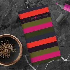 TF Publishing Stripes Perpetual Birthday & Celebration 3.5" X 6.5" Pocket Book (99-2713) -Bostich Shop sp50758412 s7